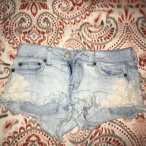American Eagle Jean Shorts with Lace